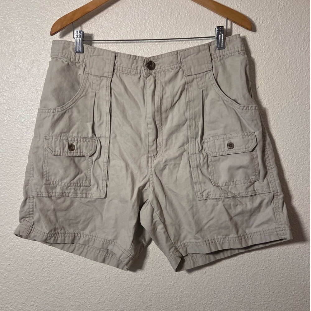 RedHead Cargo Shorts Khaki Cotton Outdoor Utility Hiking Shorts Mens 38 Gorpcore